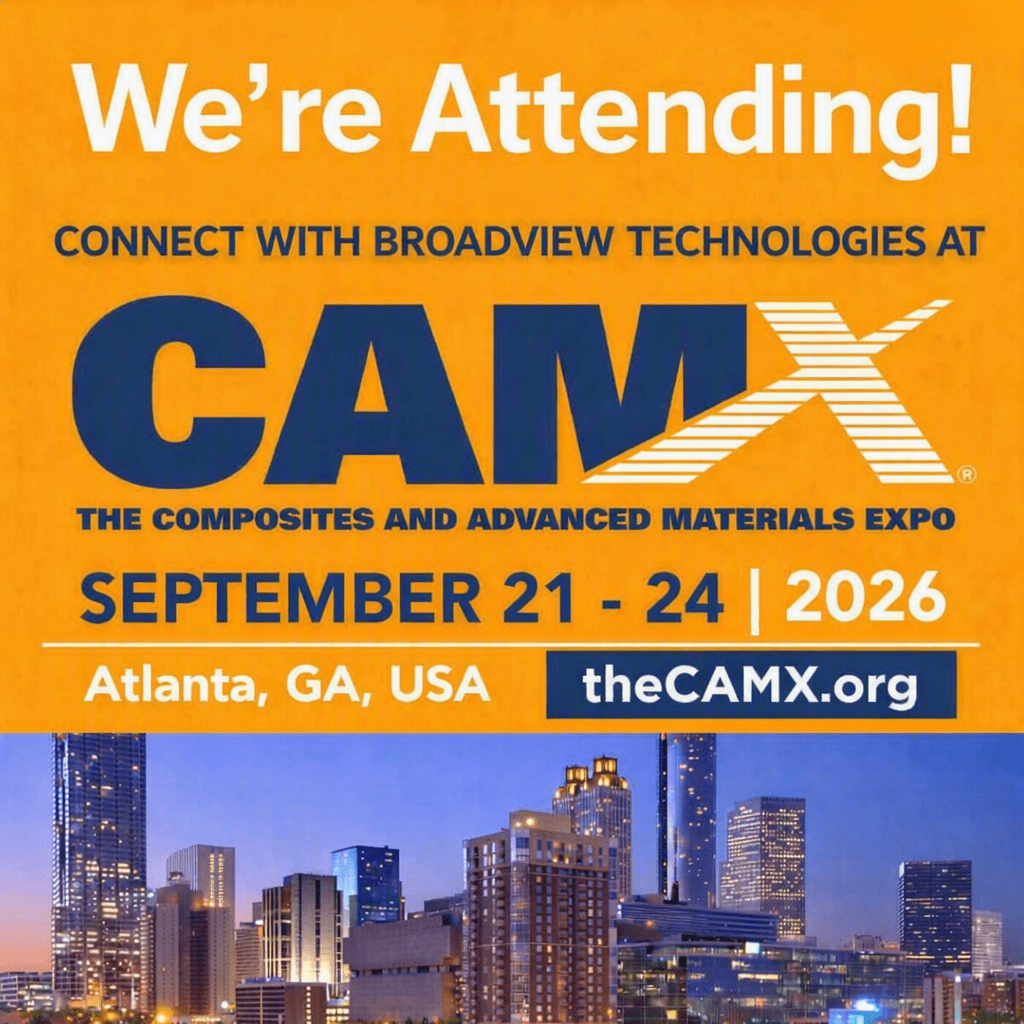 Broadview Technologies Attending CAMX Next Week: Sept 22-23