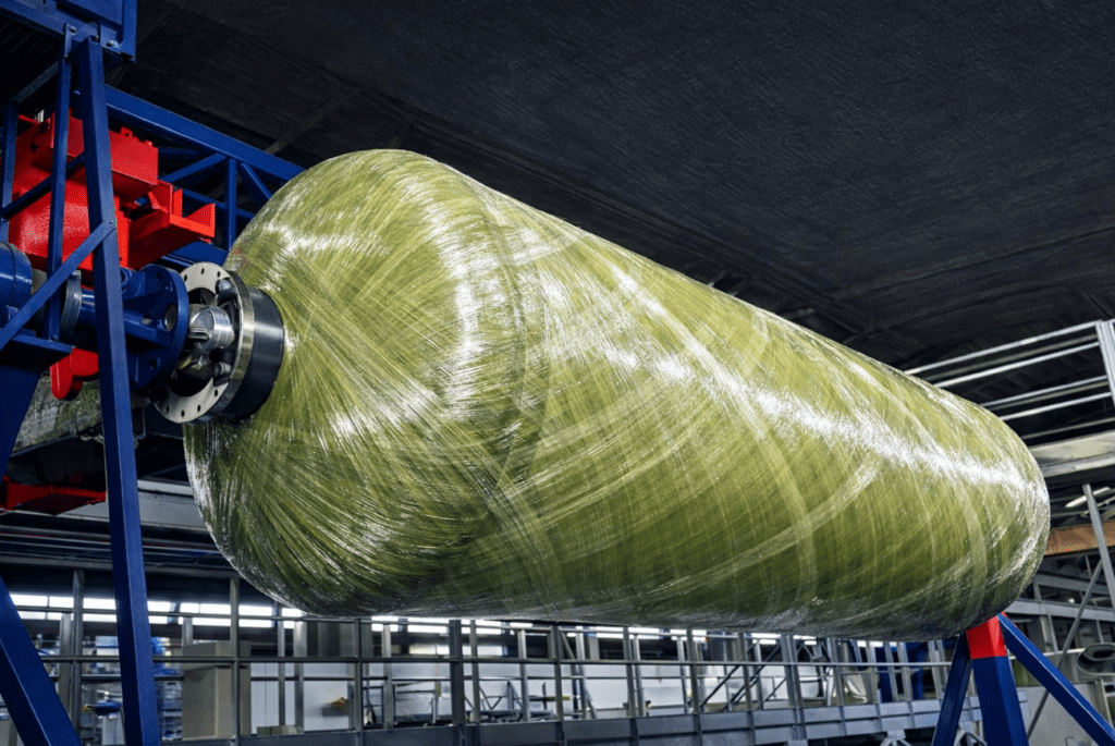 Anhydride cured epoxies used on filament winding, allowing this company to make tanks that are corrosion-proof.